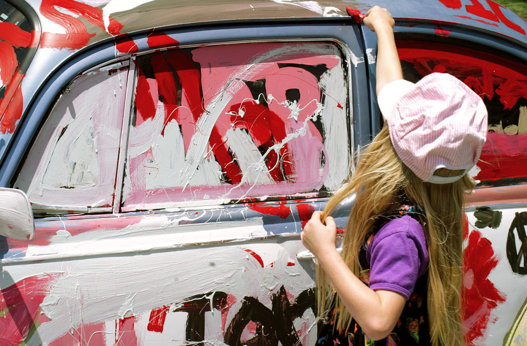 Wheels Wednesday: Painting a VW Bug