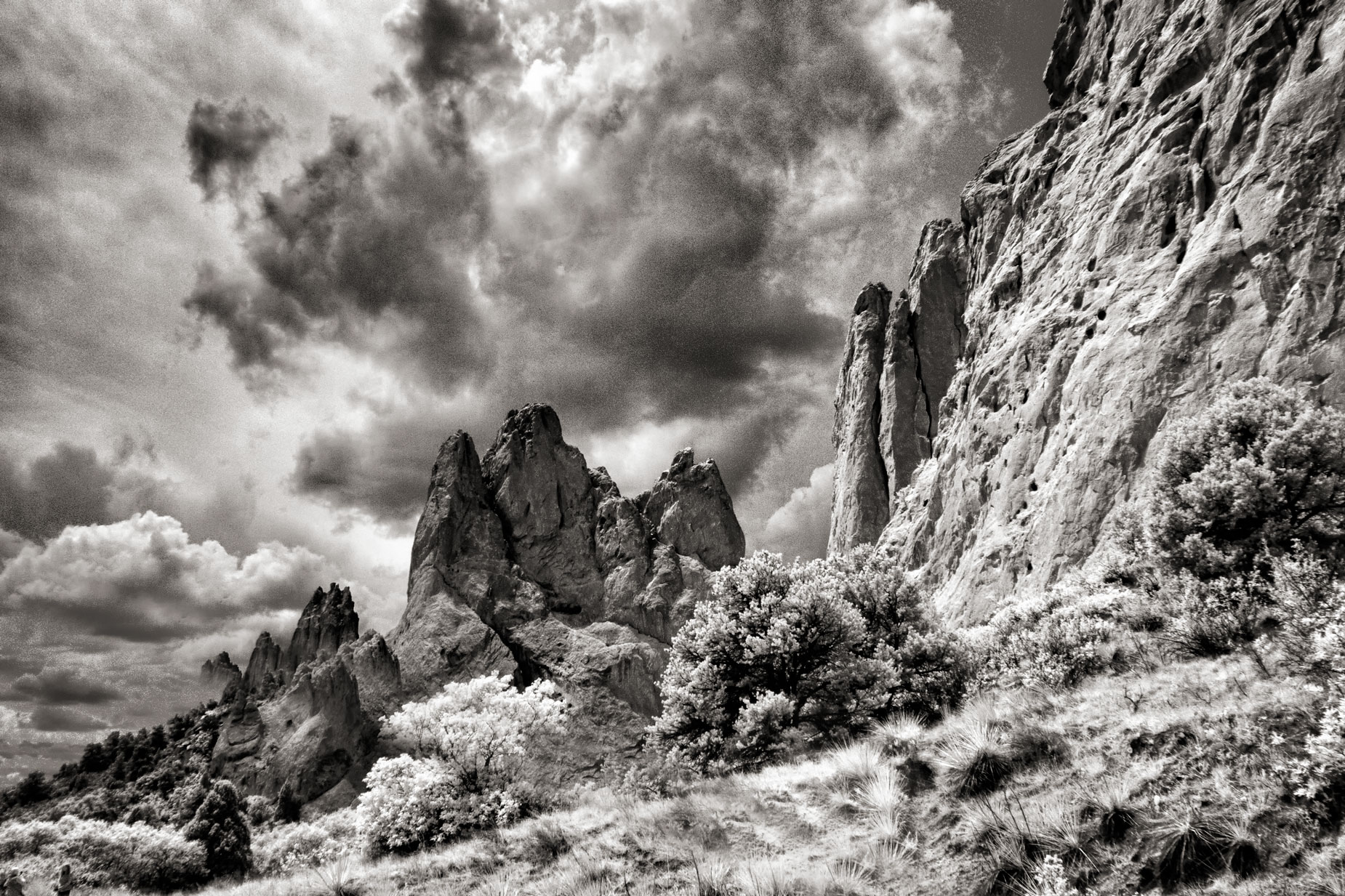© Joe Farace. Garden of the Gods in Infrared