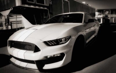 Monochrome Monday: Photographing a Film Noir Mustang
