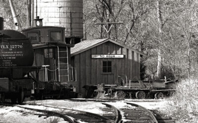 Monochrome Monday: Railroad Museum in the Snow