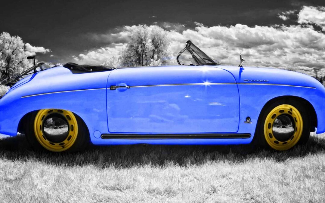 Wheels Wednesday: Hand Coloring an Infrared Porsche