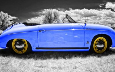 Wheels Wednesday: Hand Coloring an Infrared Porsche