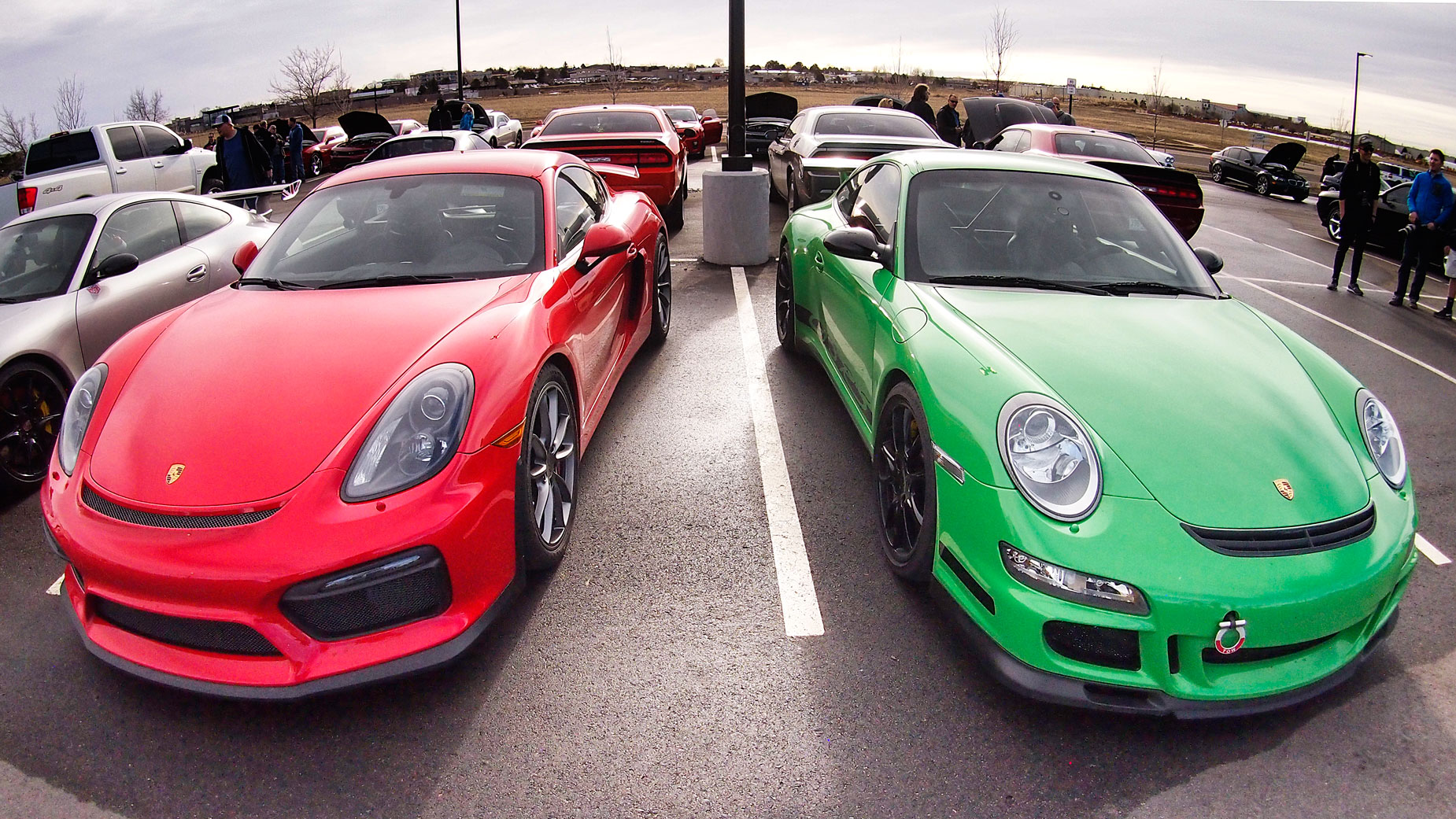 © Joe Farace. Porsche 911's